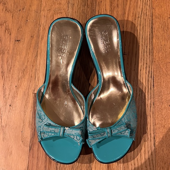 vintage guess y2k platform sandals - Picture 3 of 7